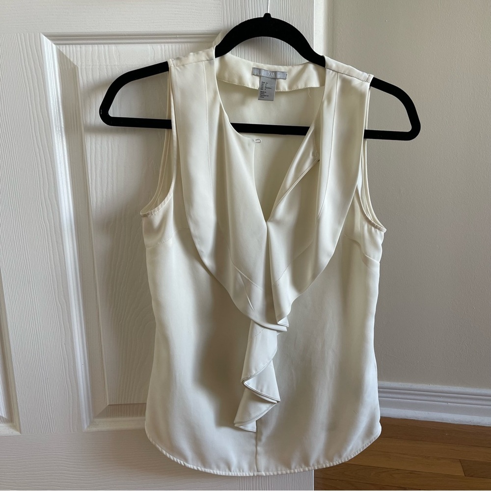 H and m creek sleeveless blouse